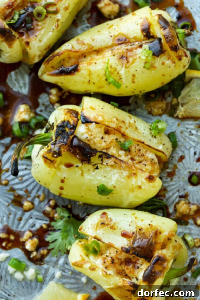 Grilled Cheesy Stuffed Peppers: a vibrant and smoky appetizer or side dish for summer