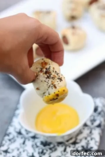 Spicy Turkey Pretzel Chili Dogs 6 Delicious Soft Pretzel Pigs in a Blanket, a perfect snack or appetizer for any party