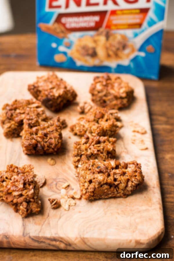 Cinnamon Honey Bunches of Oats Granola Bars Cinnamon Honey Bunches of Oats Granola Bars, perfect for any time of day