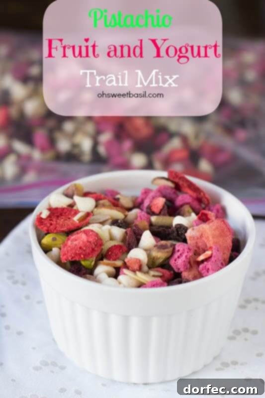 Pistachio Fruit and Yogurt Trail Mix: The Perfect After-School Snack or Lunch Box Addition