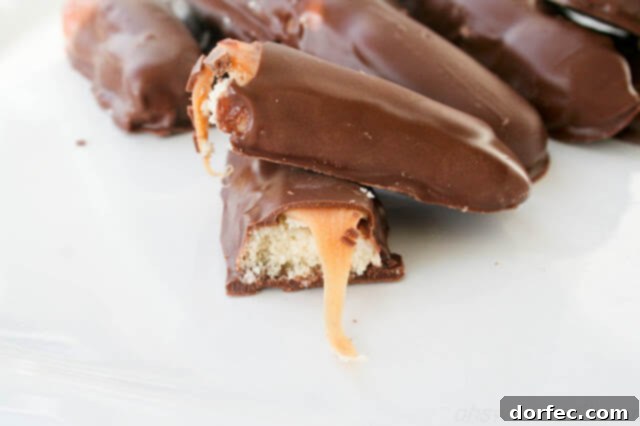 Twix Caramel Shortbread Bars 4 Homemade Twix bars with a shortbread cookie, caramel, and chocolate coating
