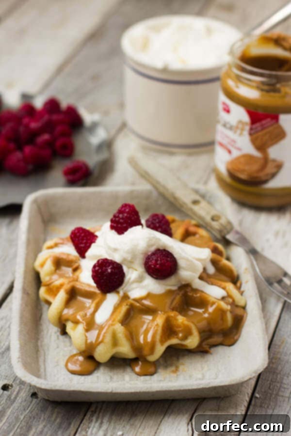 Waffle Love style Liege waffles, a huge hit in Utah. Learn how to make these sweet, chewy Belgian waffles at home!