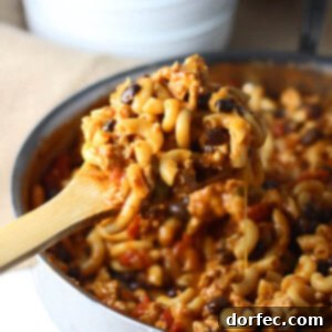 One Pot Skinny Chili Mac OhSweetBasil.com