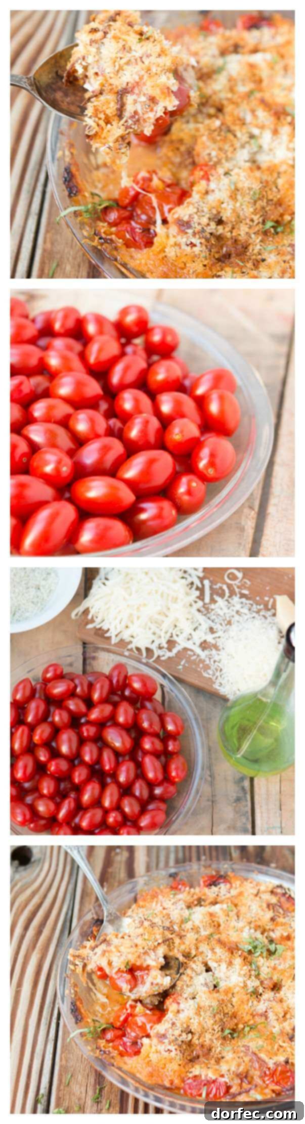 Freshly harvested tomatoes ready for the kitchen, featured in a delicious gratin