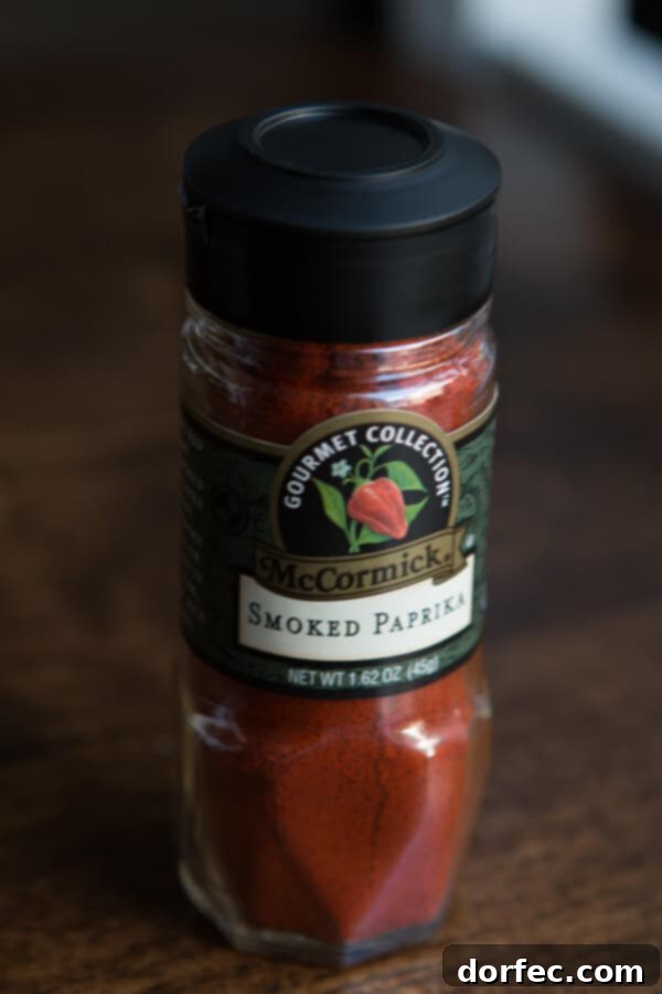 McCormick Gourmet Smoked Paprika and Ground Cayenne Pepper for a flavorful dish