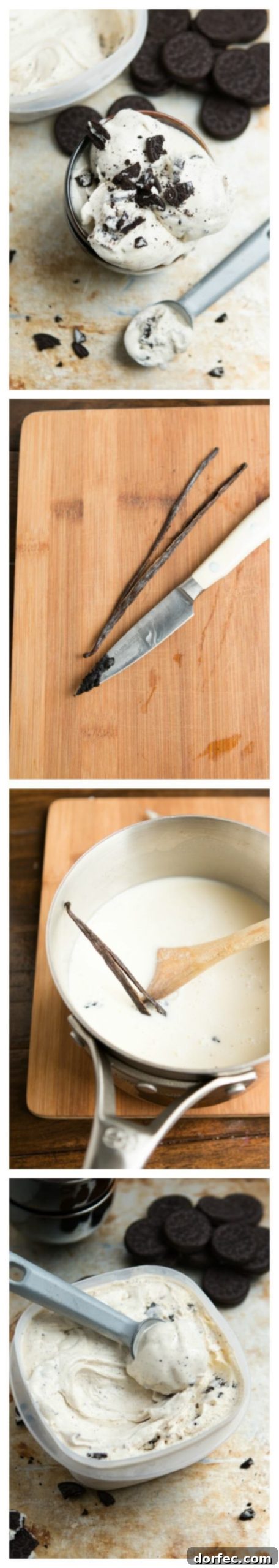 The creamiest and best homemade ice cream I have ever, ever made. Cookies and Cream Frozen Custard on ohsweetbasil.com A vibrant, delicious bowl of Cookies and Cream Frozen Custard, showcasing its thick, creamy texture and abundant cookie chunks. Learn how to make the best frozen custard at home with this easy recipe from ohsweetbasil.com.