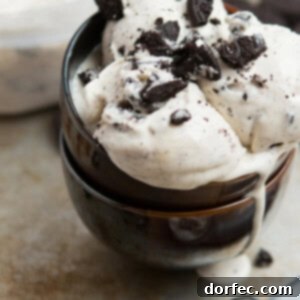 Cookies and Cream Custard Craze 2 The creamiest and best homemade ice cream I have ever, ever made. Cookies and Cream Frozen Custard on ohsweetbasil.com