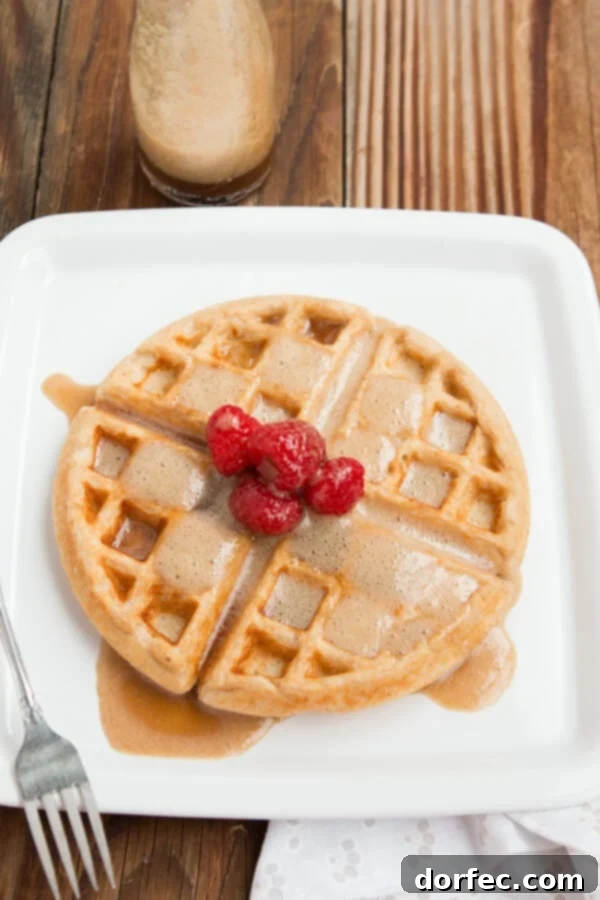 Homemade creamy buttermilk maple syrup that will blow your mind! ohsweetbasil.com