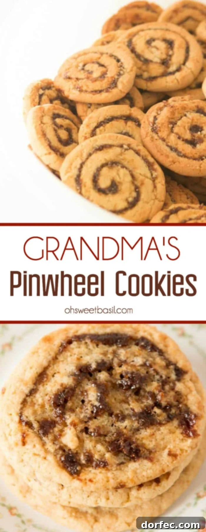 A bowl full of my grandmother’s famous pinwheel cookies