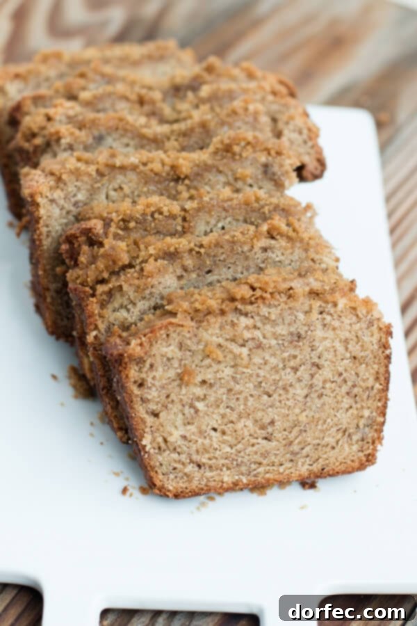 Banana Crumb Bread Recipe ohsweetbasil.com Banana Crumb Bread Recipe ohsweetbasil.com