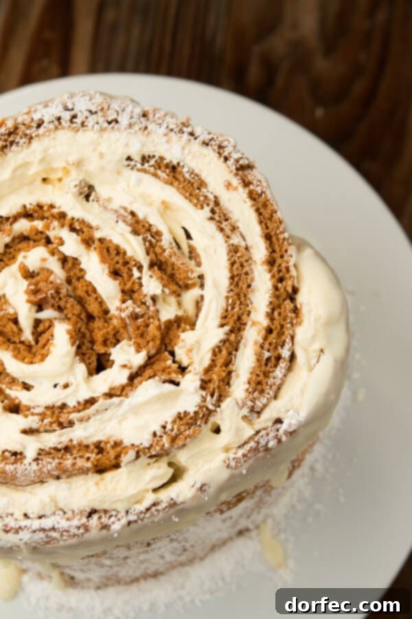 Pumpkin Roll White Chocolate Cake Baking Baking an easy pumpkin roll white chocolate cake together.