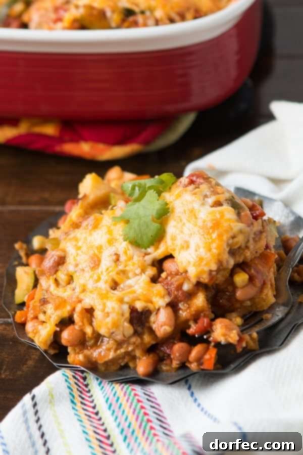 Easy Polenta Enchilada Vegetarian Lasagna ohsweetbasil.com Easy Polenta Enchilada Vegetarian Lasagna: Layers of Flavorful Comfort