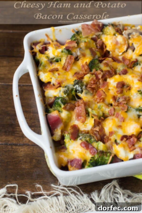 Southwest Polenta Lasagna 4 Cheesy Ham and Potato Bacon Casserole ohsweetbasil.com