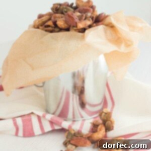 Spiced Trail Mix - a healthy serving of nuts, coconut and pepitas seasoned with spices creates a delicious snack!