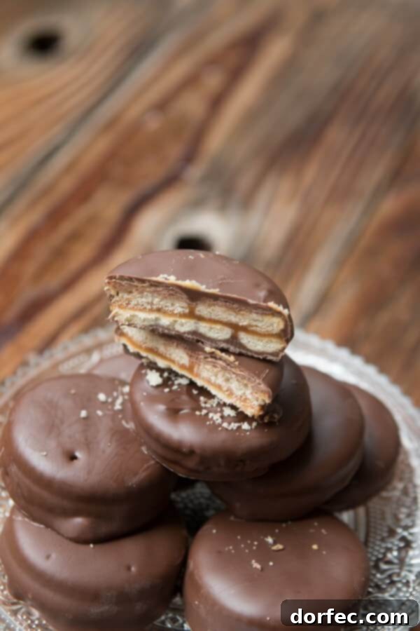 Easy 3 Ingredient Twix Ritz ohsweetbasil.com