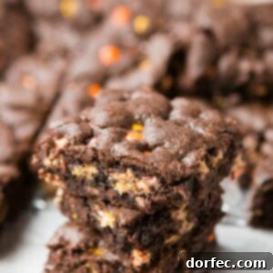 Triple Fudge Reese's Brownies 2 Triple Fudge Reese's Brownies! These were so easy to make and turned out perfect! ohsweetbasil.com