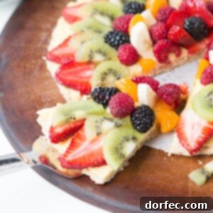 Mom's famous fruit pizza ohsweetbasil.com