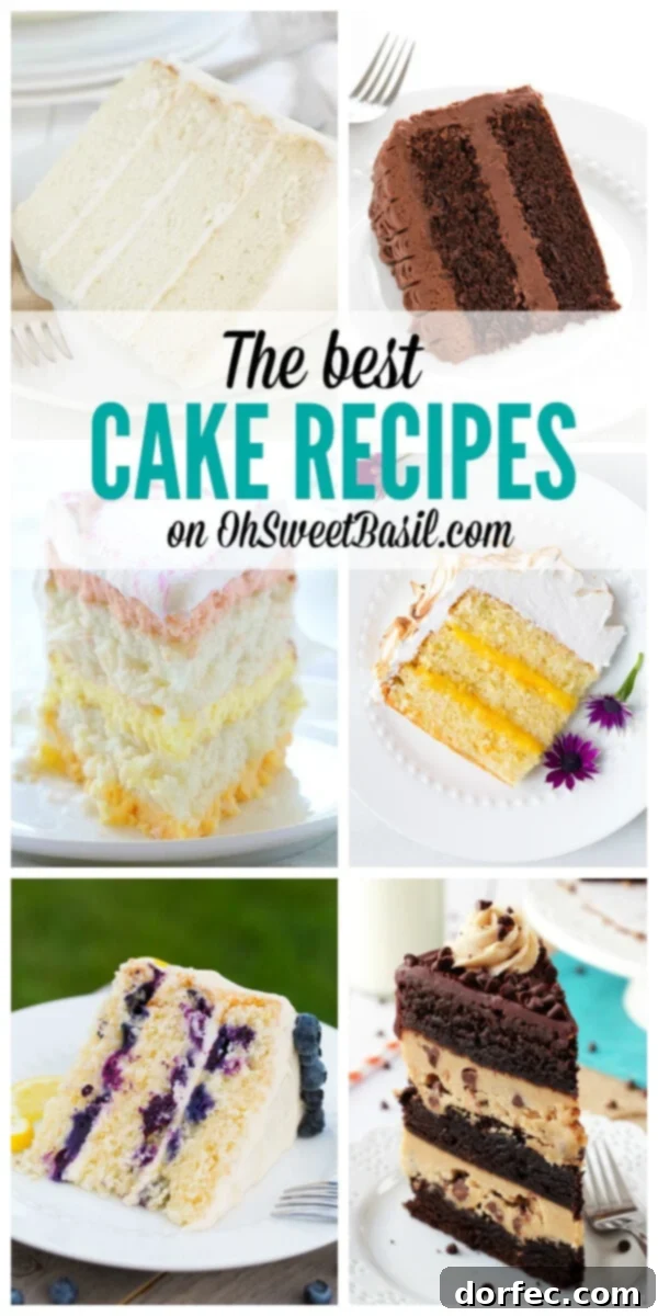 The Best Cake Recipes: A stunning collection of delicious cakes for every occasion, from classic chocolate to fruity delights