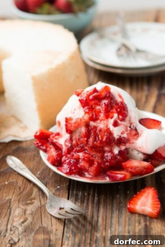 The ultimate angel food cake recipe and our secrets to crafting a stunning strawberry shortcake