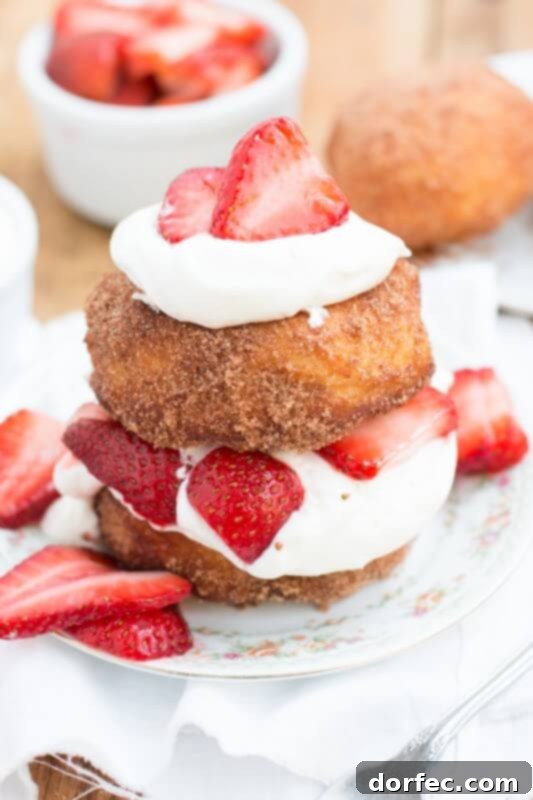 The ultimate recipe for deep fried strawberry shortcakes
