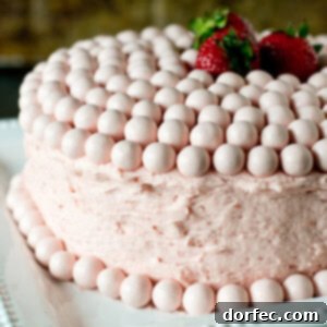 Delicious Strawberry Malted Milkshake Cake