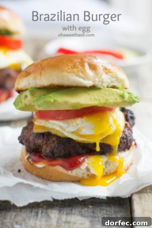 Brazilian Burger with a secret ingredient! The #Brazil Burger, an incredibly delicious and unique burger featuring a secret ingredient, making it one of the best burgers you'll ever devour.