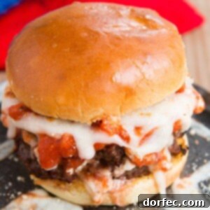 The ultimate Lasagna Burger!! ohsweetbasil.com