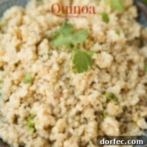 Cilantro Lime Quinoa for a healthy and flavorful Mexican side dish. ohsweetbasil.com