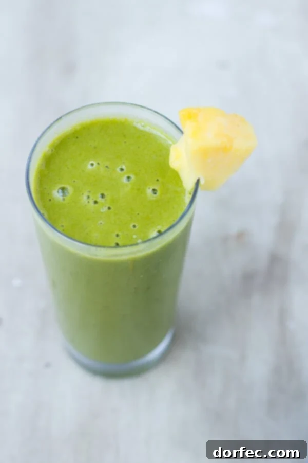 Cold Buster Green Smoothie - A powerful blend of ingredients to boost immunity and fight off colds.