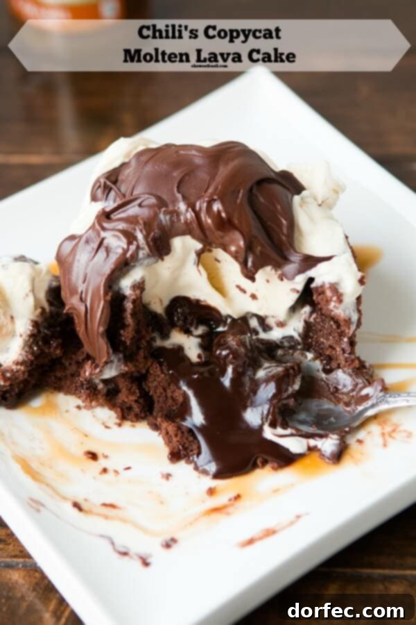 Chili's Copycat Molten Lava Cake recipe! ohsweetbasil.com