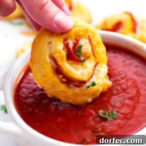Pepperoni Pizza Pinwheels