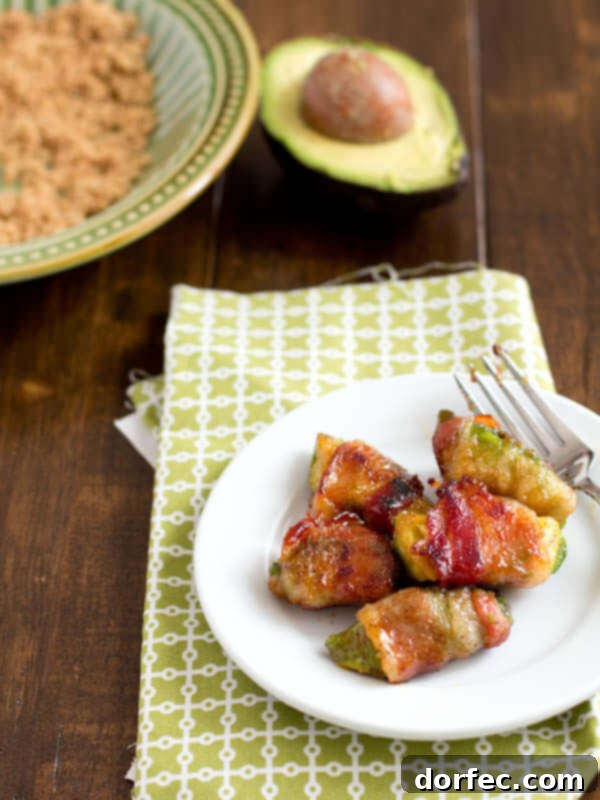 bacon wrapped avocado
