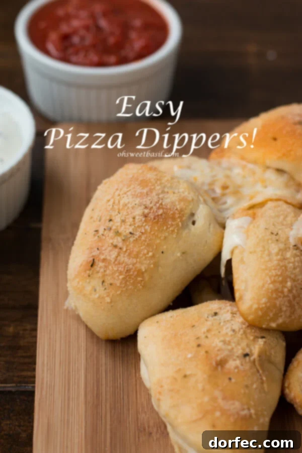 the kids loved these buttery, cheesy pizza dippers, but I secretly did too! ohsweetbasil.com