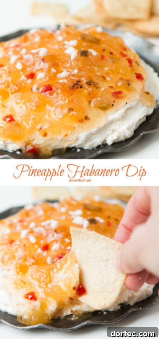 Pineapple Fire Dip 2 We absolutely love this pineapple habanero dip and it's only 3 ingredients! ohsweetbasil.com