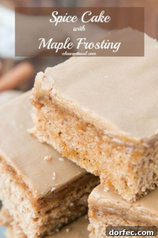 Spice Cake with Maple Frosting: A delightful aroma fills the kitchen, promising a taste as incredible as the scent.