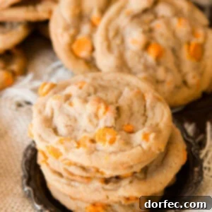 Delicious pumpkin spice chips only come out during the holidays and we love to make these spice cookies loaded with them. ohsweetbasil.com