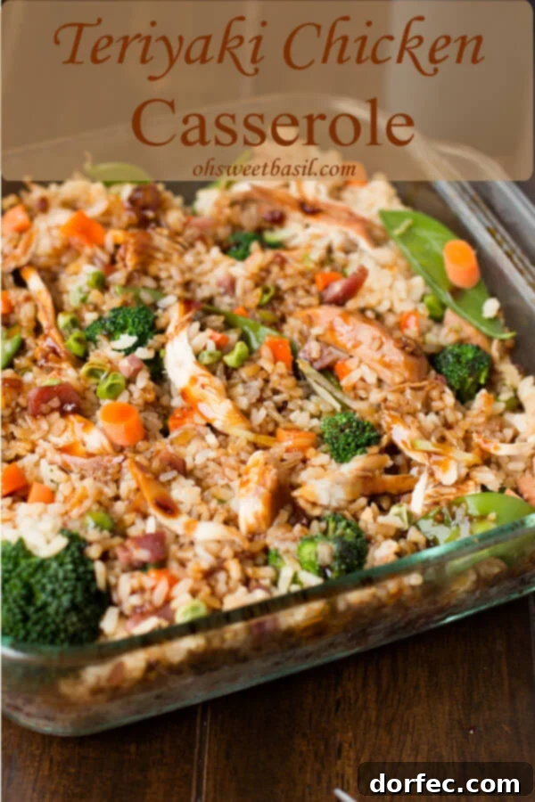 Teriyaki Chicken Casserole, a Family Favorite Recipe