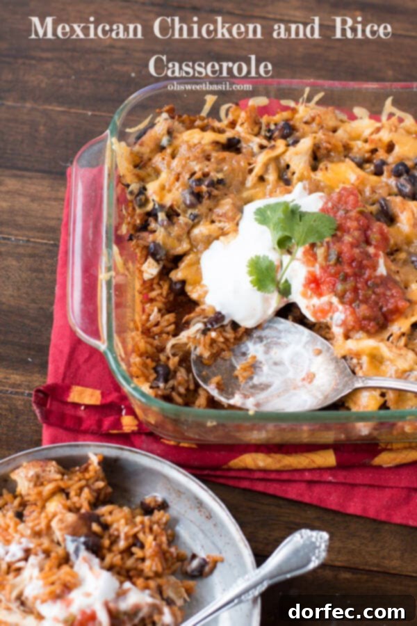 Delicious Mexican Chicken and Rice Casserole