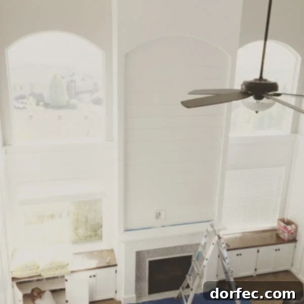 The Baby Bump: A Celebration of New Life 4 changing out the blue for white, creating a fresh new home interior