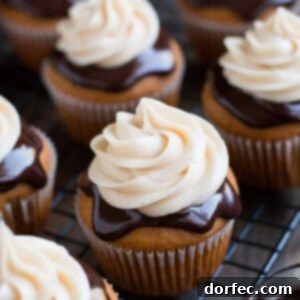 Chocolate Covered Pumpkin Cupcakes