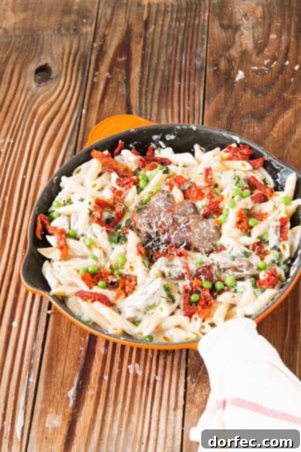 Quick & Easy Sausage Alfredo Pasta Hearty and quick sausage alfredo pasta, perfect for busy weeknights
