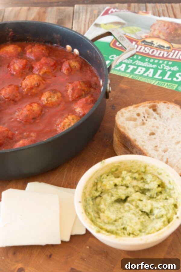 Perfectly Grilled Pesto Meatball Panini: Recipe and Tips The finished Pesto Meatball Panini, perfectly grilled with golden bread and irresistible melted cheese. A must-try easy dinner recipe.