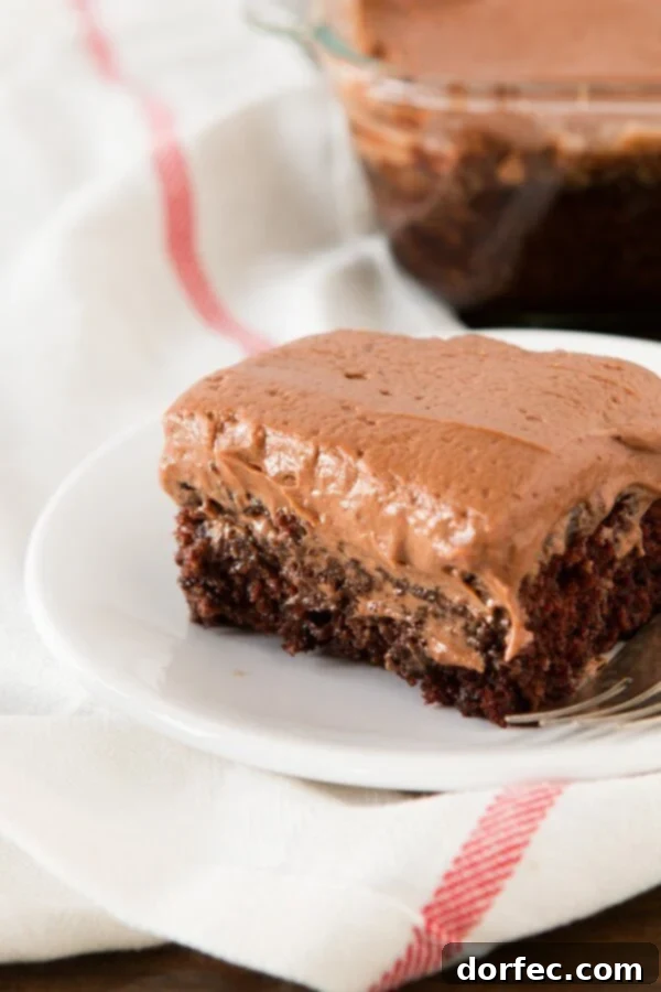 This incredible wacky chocolate cake is naturally egg-free and dairy-free, baked directly in its pan for ultimate convenience and an irresistibly moist texture.