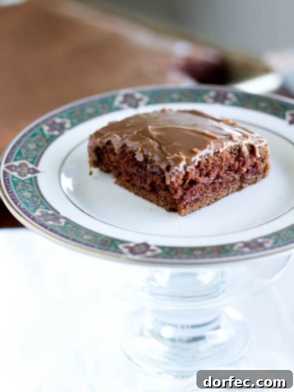 Rich and decadent chocolate sheet cake, a classic dessert perfect for feeding a crowd.