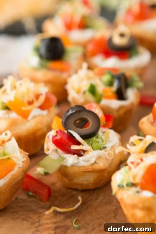 I've had so many of these there wont be any left! Quick and Easy veggie pizza tarts appetizer ohsweetbasil.com