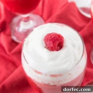 Raspberry Cloud Dessert 2 raspberry jello fluff ohsweetbasil.com