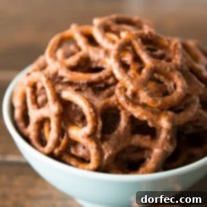 Candied pretzels ohsweetbasil.com