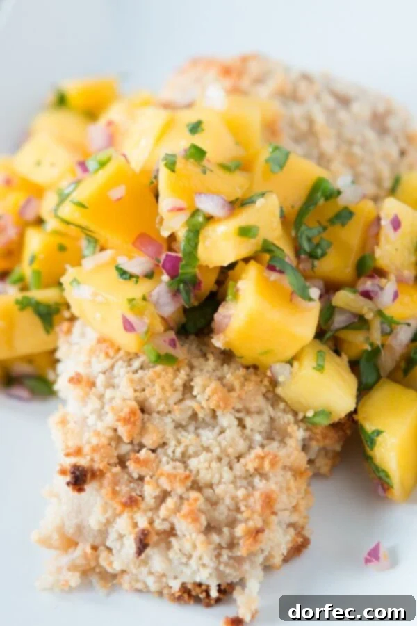 Savor the taste of Hawaii with our delicious macadamia crusted mahi mahi paired with vibrant mango salsa – a perfect tropical escape for your palate!