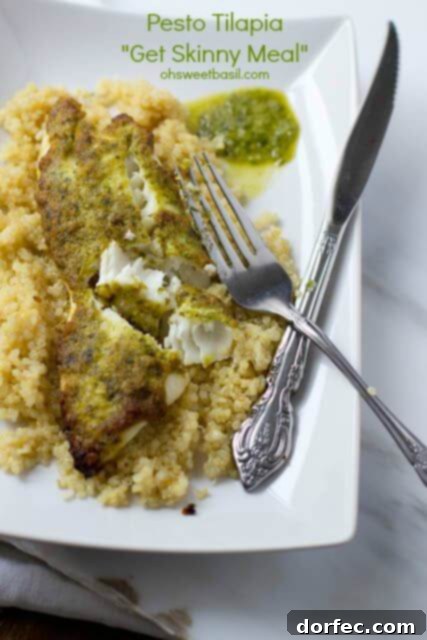 Try our healthy Pesto Tilapia recipe for another delicious seafood meal. ohsweetbasil.com