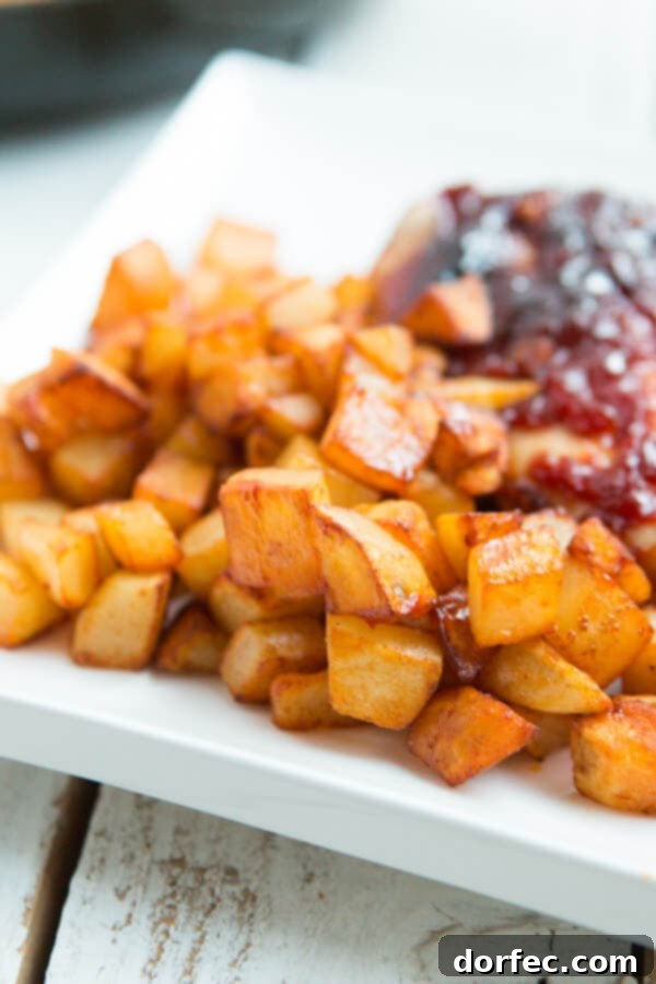 Easy and delicious pan-fried potatoes, a simple side dish.